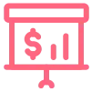 Cost presentation icon